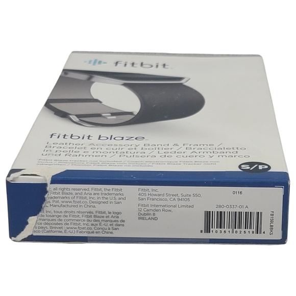 Fitbit Blaze Leather Accessory Band & Frame Size Small - Picture 2 of 3